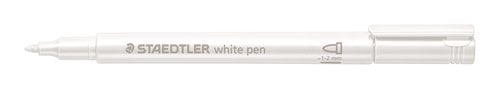 METALLIC MARKER BLANC