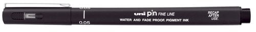 ROTUL.UNI PIN 0,05 mm NEGRO