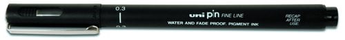 ROTUL.UNI PIN 0,3 mm NEGRO