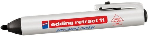 ROTUL.EDDING RETRACT 11 NEGRO