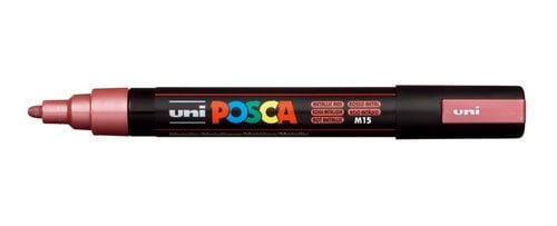 ROTUL.UNI-POSCA PC-5M ROJO METALICO