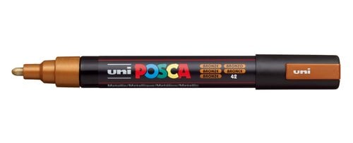 ROTUL.UNI-POSCA PC-5M BRONCE METALICO