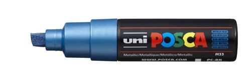 ROTUL.UNI-POSCA PC-8K AZUL METALICO