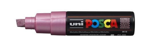 ROTUL.UNI-POSCA PC-8K ROSA METALICO
