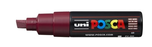 ROTUL.UNI-POSCA PC-8K ROJO VINO