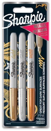 ROTUL.PAPERMATE SHARPIE METALLIC F B/3