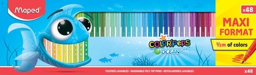 ROTUL.MAPED COLOR´PEPS OCEAN ESTUCHE 48