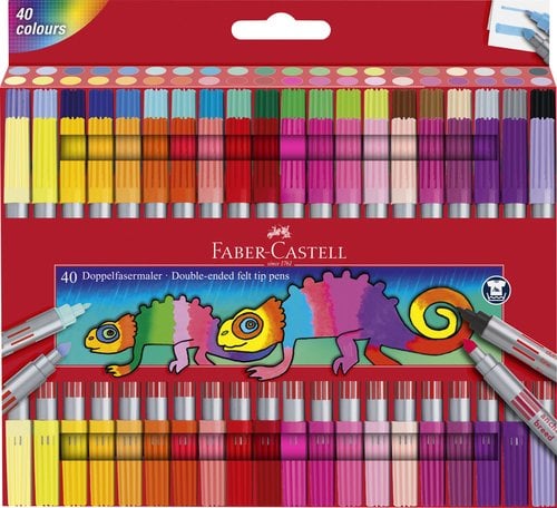 ROTUL.FABER C.DOBLE PUNTA CAJA 40
