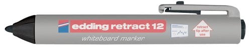 ROTUL.PIZAR.EDDING RETRACT 12 NEGRO