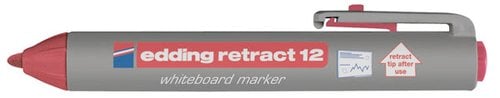 ROTUL.PIZAR.EDDING RETRACT 12 ROJO