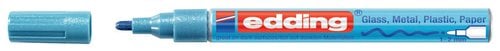 ROTUL.EDDING 751 AZUL CLARO METALICO