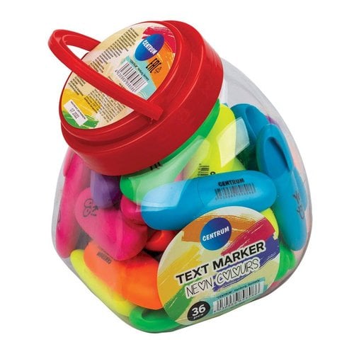 MARCADOR FLUOR CENTRUM MINI NEON EX.36