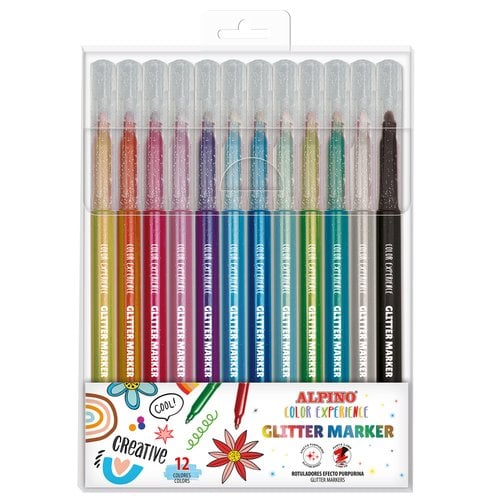 ROTUL.ALPINO COLOR EXPER. GLITTER C/12