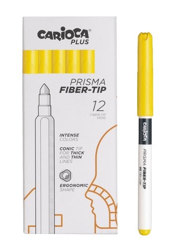 ROTUL.CARIOCA PLUS CAJA 12 AMARILLO