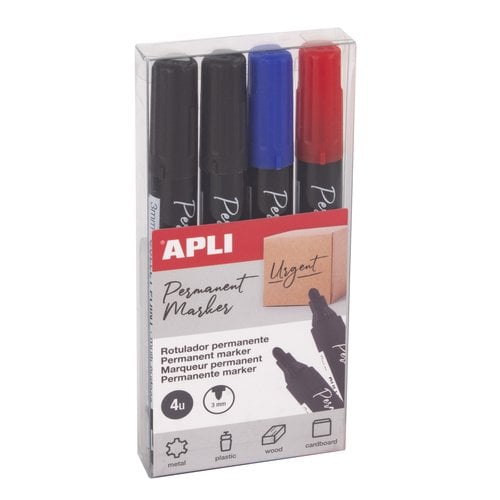 ROTUL.APLI PERMANENTE 3mm SURT.B/4