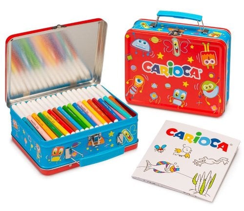 ROTUL.CARIOCA COLOR KIT CAJA MET. DE 100