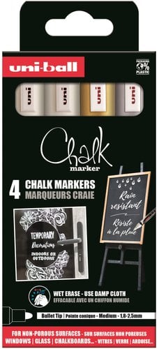 ROTUL.UNIBALL CHALK MARKER PWE 5M 4P C/