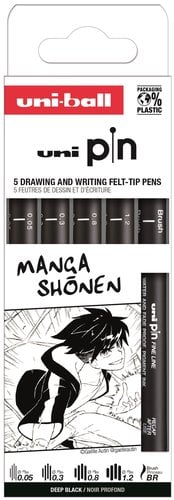 ROTUL.UNI PIN CALIBRADO MANGA SHONEN C/