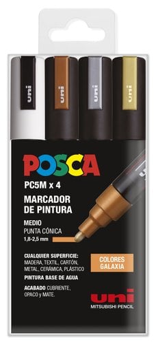 ROTUL.UNI-POSCA PC-5M COL. GALAXIA B/4