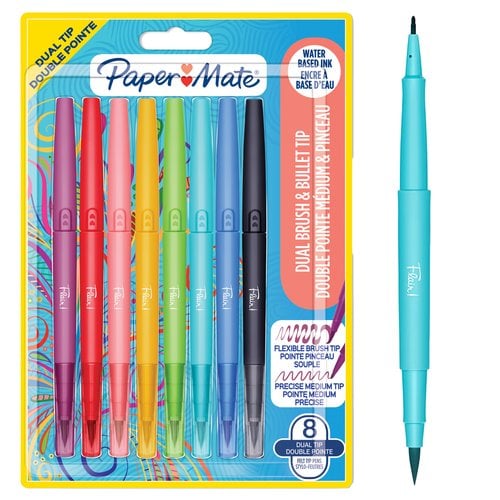 ROTUL.PAPERMATE DOBLE PUNTA P. BLISTER 8