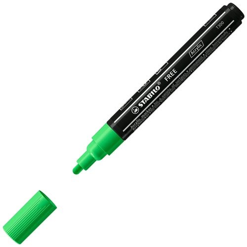 ROTUL.STABILO ACRYLIC FREE T300 VERDE