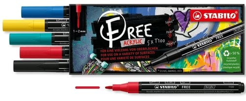 ROTUL.STABILO ACRYLIC FREE T100 EST.5