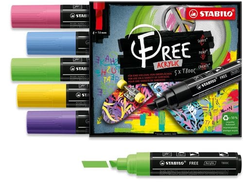 ROTUL.STABILO ACRYLIC FREE T800C ES.5