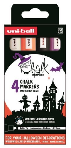 ROTUL.UNIBALL CHALK MARKER PWE 5M 4P C/