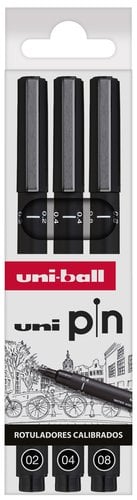 ROTUL.UNI PIN CALIBRADO BOLSAS 3