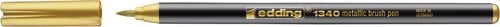 ROTUL.EDDING 1340 BRUSHPEN METALLIC ORO