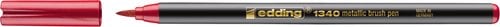 ROTUL.EDDING 1340 BRUSHPEN METALLIC ROJ