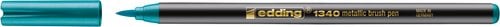 ROTUL.EDDING 1340 BRUSHPEN METALLIC AZU
