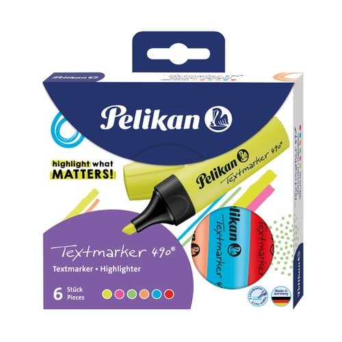 ROTUL.FLUOR PELIKAN 490 VIVOS C/6