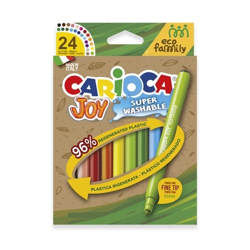 ROTUL.CARIOCA JOY ECO ESTUCHE 24