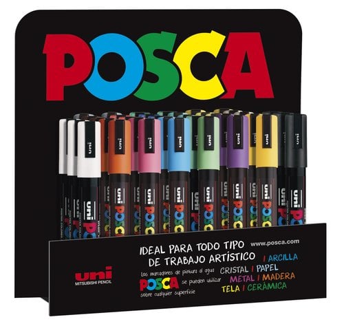 ROTUL.UNI-POSCA PC-5M EXP.36
