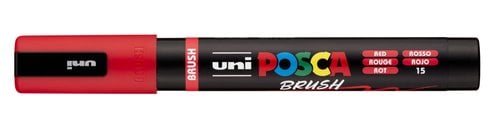 ROTUL.UNI-POSCA PC-5BR ROJO