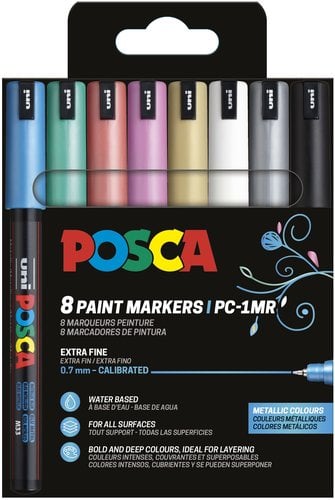 ROTUL.UNI-POSCA PC-1MR METAL. E/8