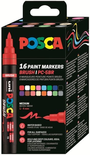 ROTUL.UNI-POSCA PC-5BR GAMA COMPL.EST.1