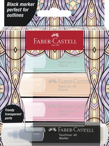 ROTUL.FLUOR FABER CASTELL 1546 MET.P/4