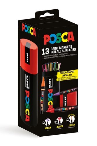 ROTUL.UNI-POSCA LATA METALICA DE 13