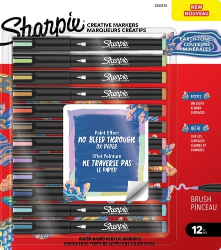ROTUL.SHARPIE CREAT. P.PINCEL C.TIE. BL.