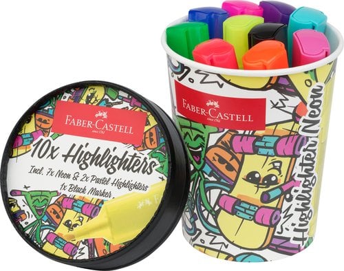 ROTUL.FLUOR FABER CASTELL 46 PACK.10