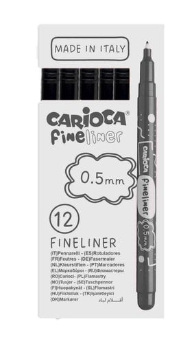ROTUL. CARIOCA FINELINER NEGRO