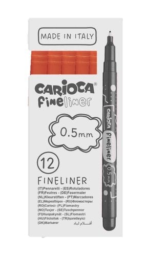 ROTUL. CARIOCA FINELINER NARANJA