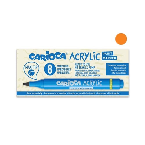 ROTUL.ACRILICO CARIOCA NARANJA
