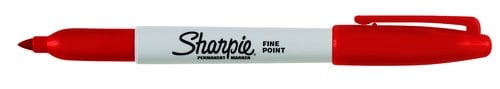 ROTUL.PAPERMATE SHARPIE MARKER F16 ROJO