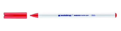 ROTUL.EDDING 4600 TELA FINO ROJO