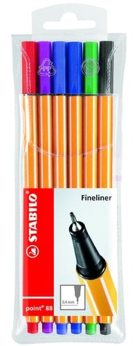 ROTUL.STABILO POINT 88 ESTUCHE 6