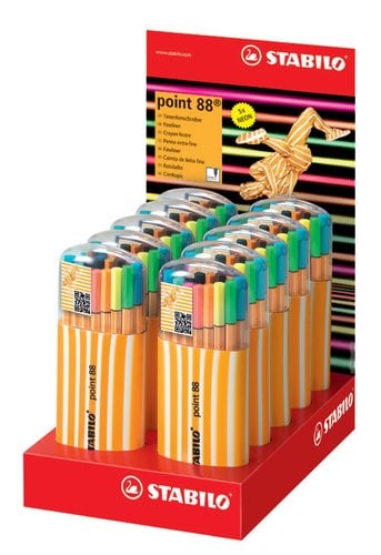 ROTUL.STABILO POINT 88 ESTUCHE 20 EXP.