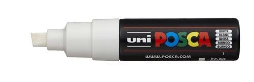 ROTUL.UNI-POSCA PC-8K BLANCO